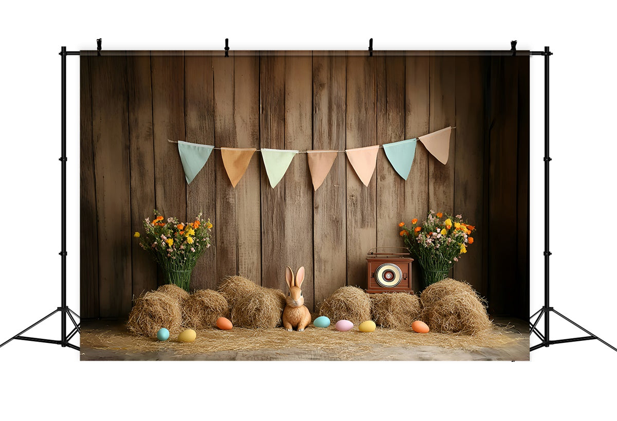 Easter Backdrop Country Hay Easter Celebration Backdrop UK CSH2-106