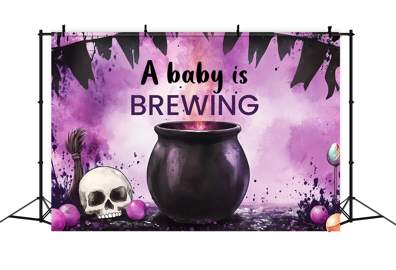 Backdrops For Baby Shower Halloween Magical Brewing Backdrop UK CSH2-118