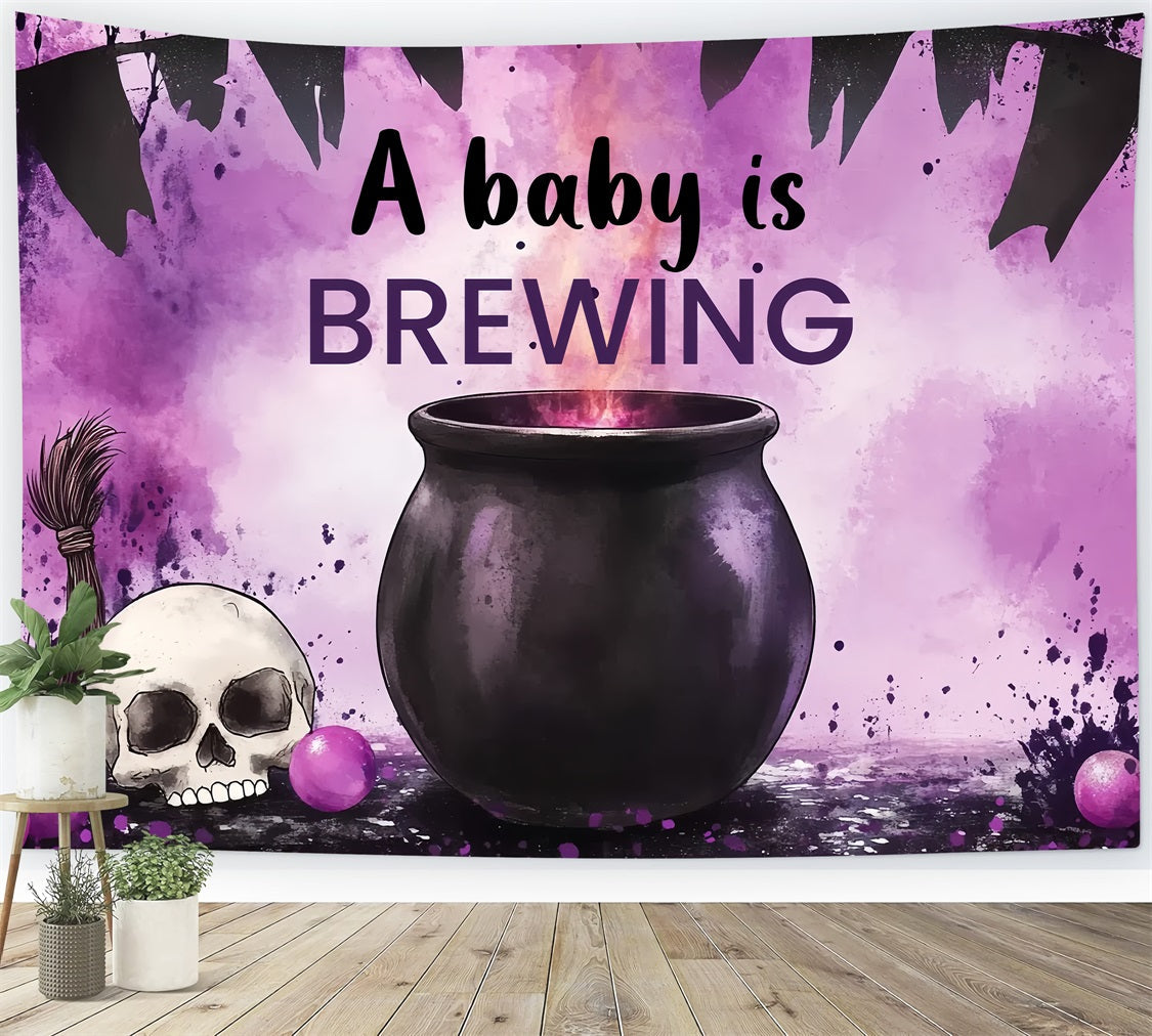 Backdrops For Baby Shower Halloween Magical Brewing Backdrop UK CSH2-118