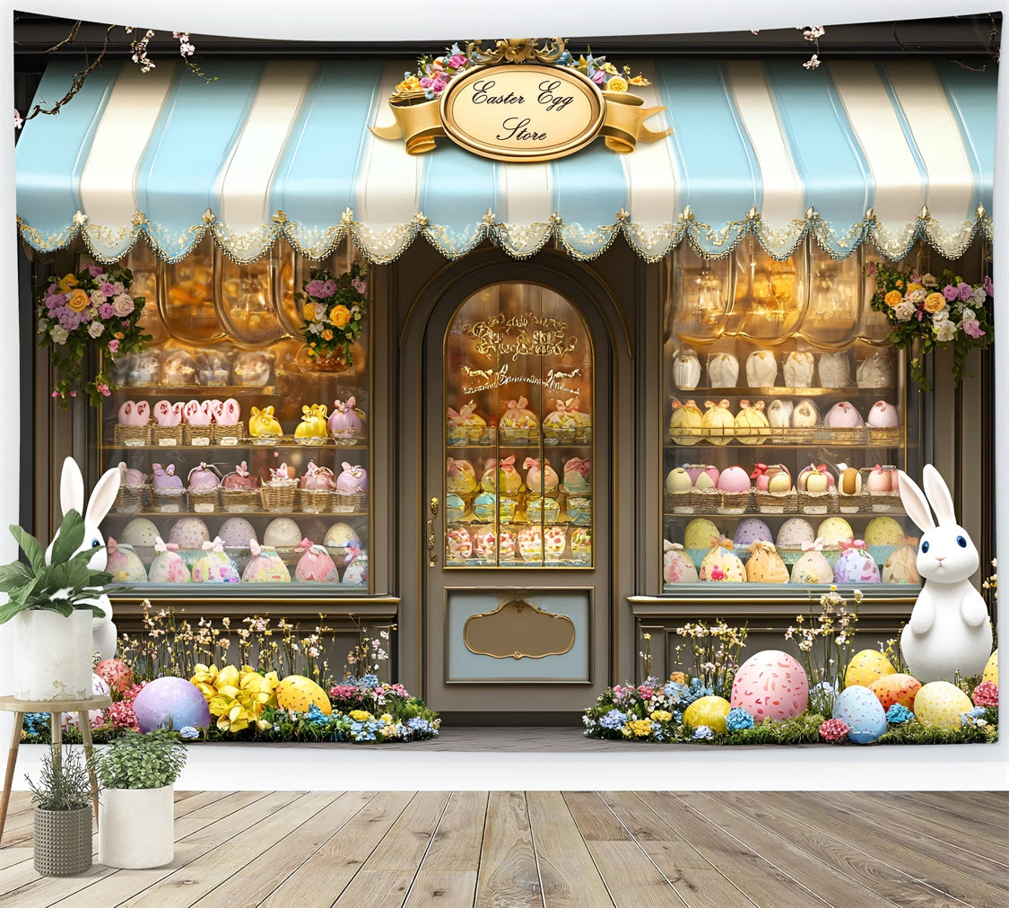 Easter Picture Backdrops Sweet Egg Store Bunnies Backdrop UK CSH2-15