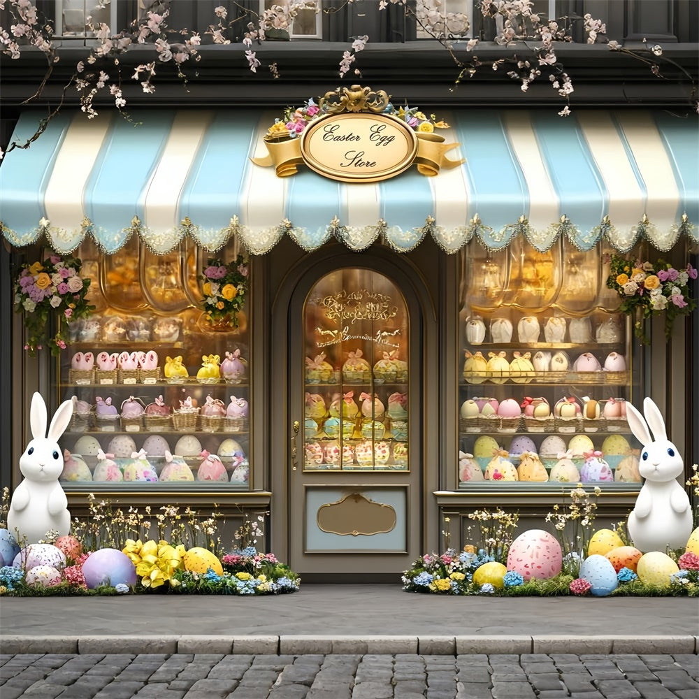 Easter Picture Backdrops Sweet Egg Store Bunnies Backdrop UK CSH2-15