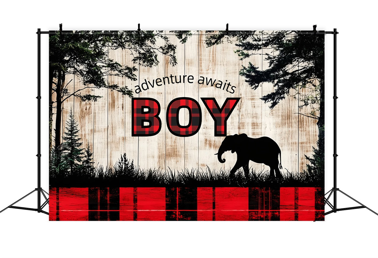 Baby Shower Backdrop Ideas Forest Adventure Gender Reveal Backdrop UK CSH2-199