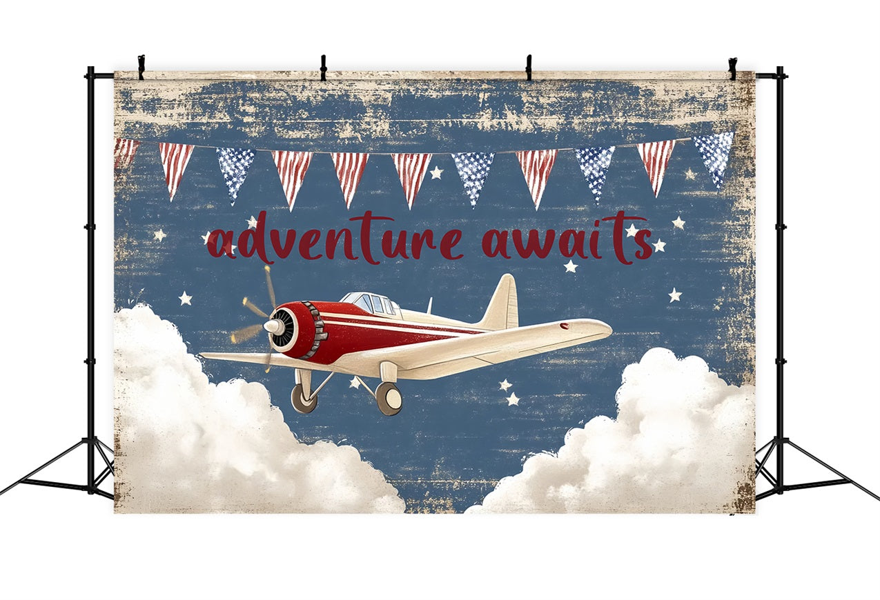 Baby Shower Backdrop Adventure Awaits Baby Explorer Backdrop UK CSH2-201