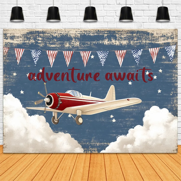 Baby Shower Backdrop Adventure Awaits Baby Explorer Backdrop UK CSH2-201