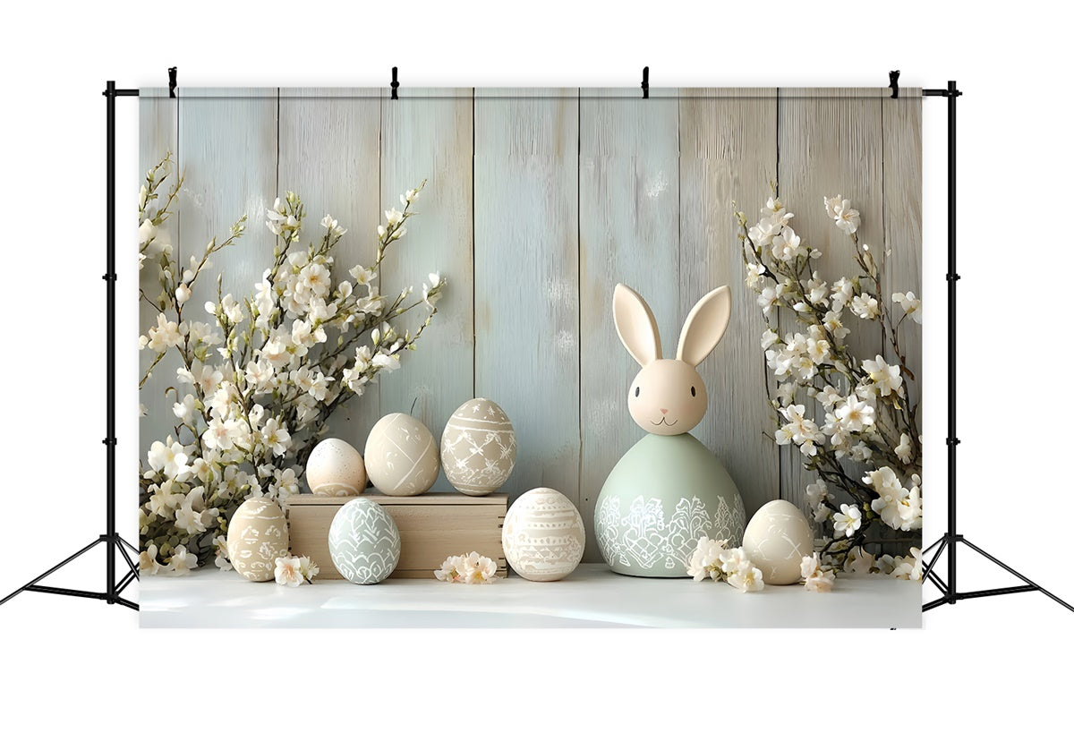 Photo Backdrops Easter Elegant Bunny Festive Eggs Backdrop UK CSH2-53