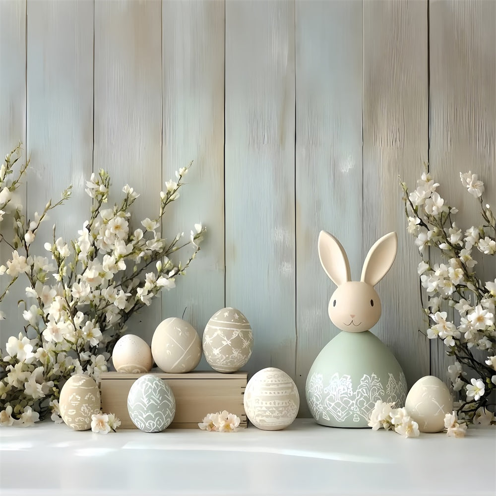 Photo Backdrops Easter Elegant Bunny Festive Eggs Backdrop UK CSH2-53