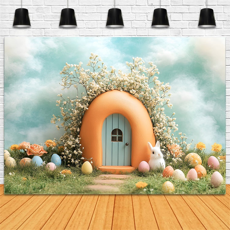 Easter Backdrops Photography Dreamy Pastel Bunny Haven Backdrop UK CSH2-72