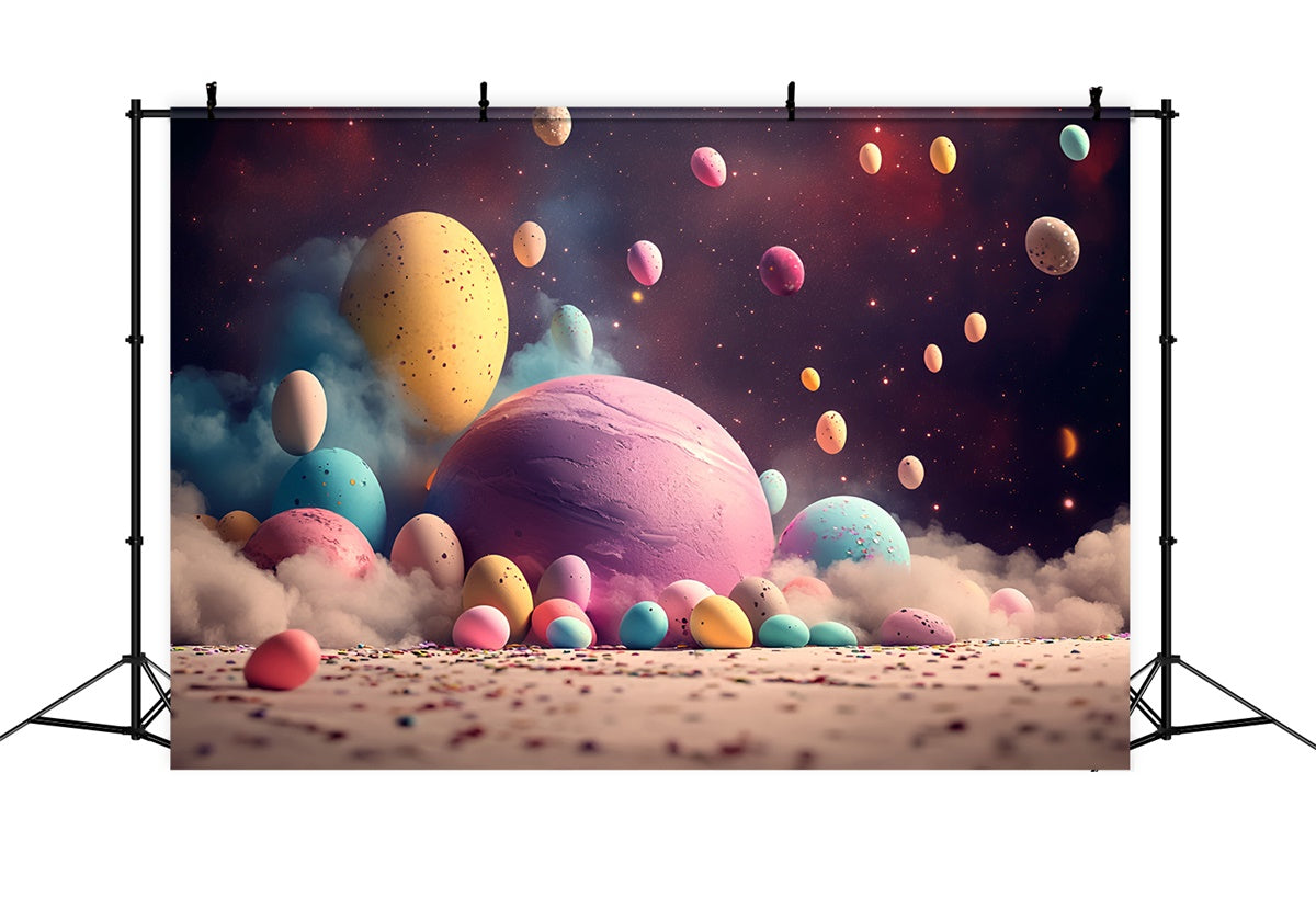 Easter Backdrop Ideas Galactic Easter Egg Fantasy Backdrop UK CSH2-73