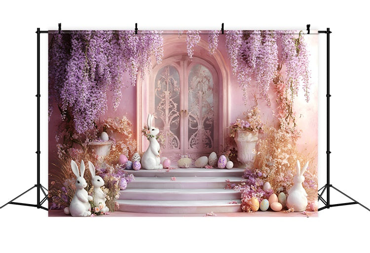 Easter Photo Backdrop Enchanted Easter Bunny Arch Backdrop UK CSH2-81