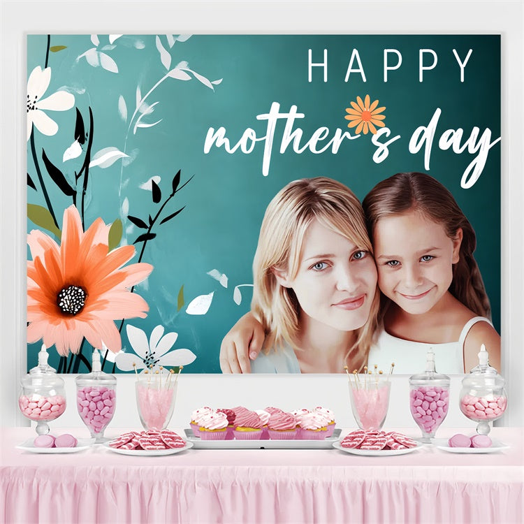 Mother's Day Backdrop Ideas Serene Bloom Green Customized Backdrop UK CSH3-121