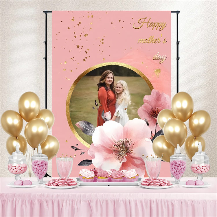 Backdrop For Mothers Day Delicate Pink Blossom Custom Backdrop UK CSH3-129