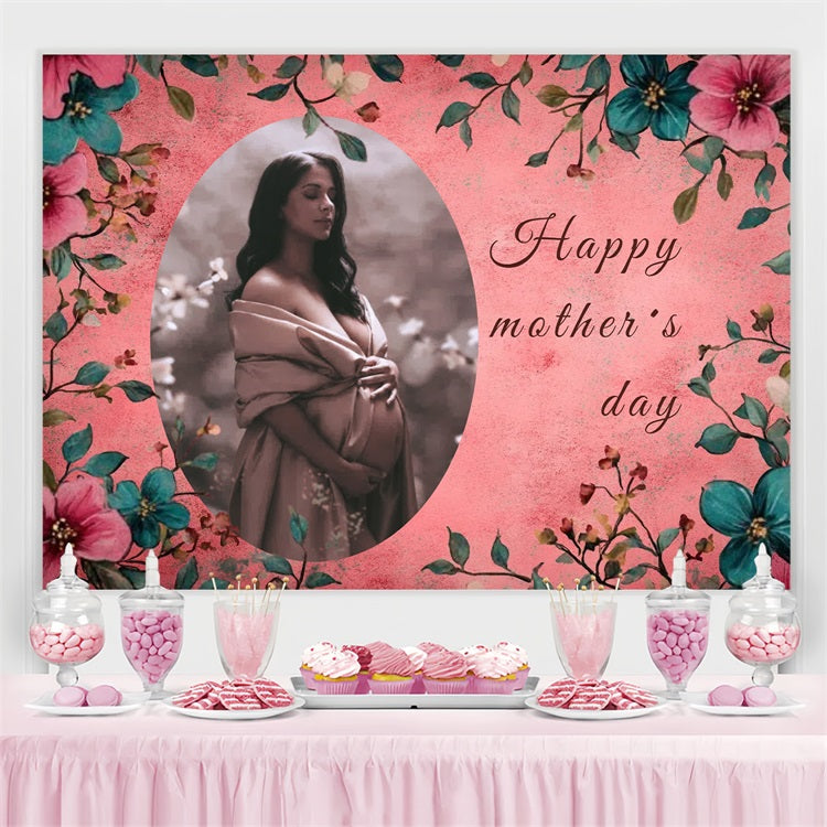 Mother's Day Backdrops Vintage Floral Elegant Custom Backdrop UK CSH3-142