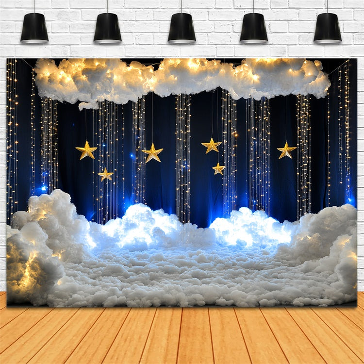 Cloud Backdrop Photography Twinkle Star Cloud Fantasy Backdrop UK CSH4-246