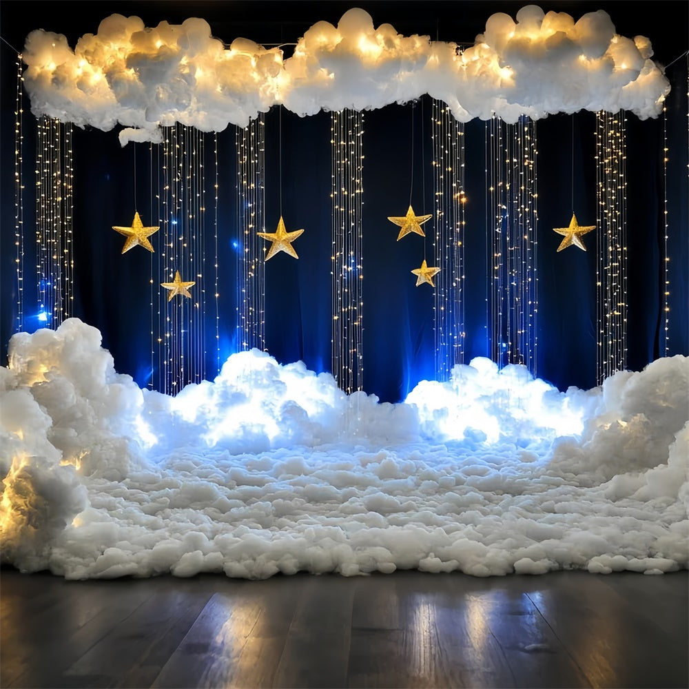 Cloud Backdrop Photography Twinkle Star Cloud Fantasy Backdrop UK CSH4-246