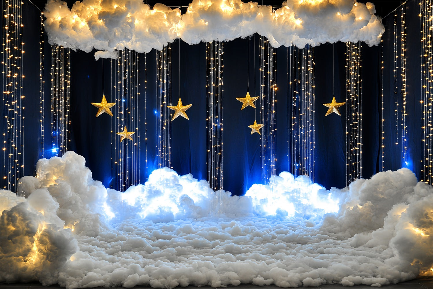 Cloud Backdrop Photography Twinkle Star Cloud Fantasy Backdrop UK CSH4-246