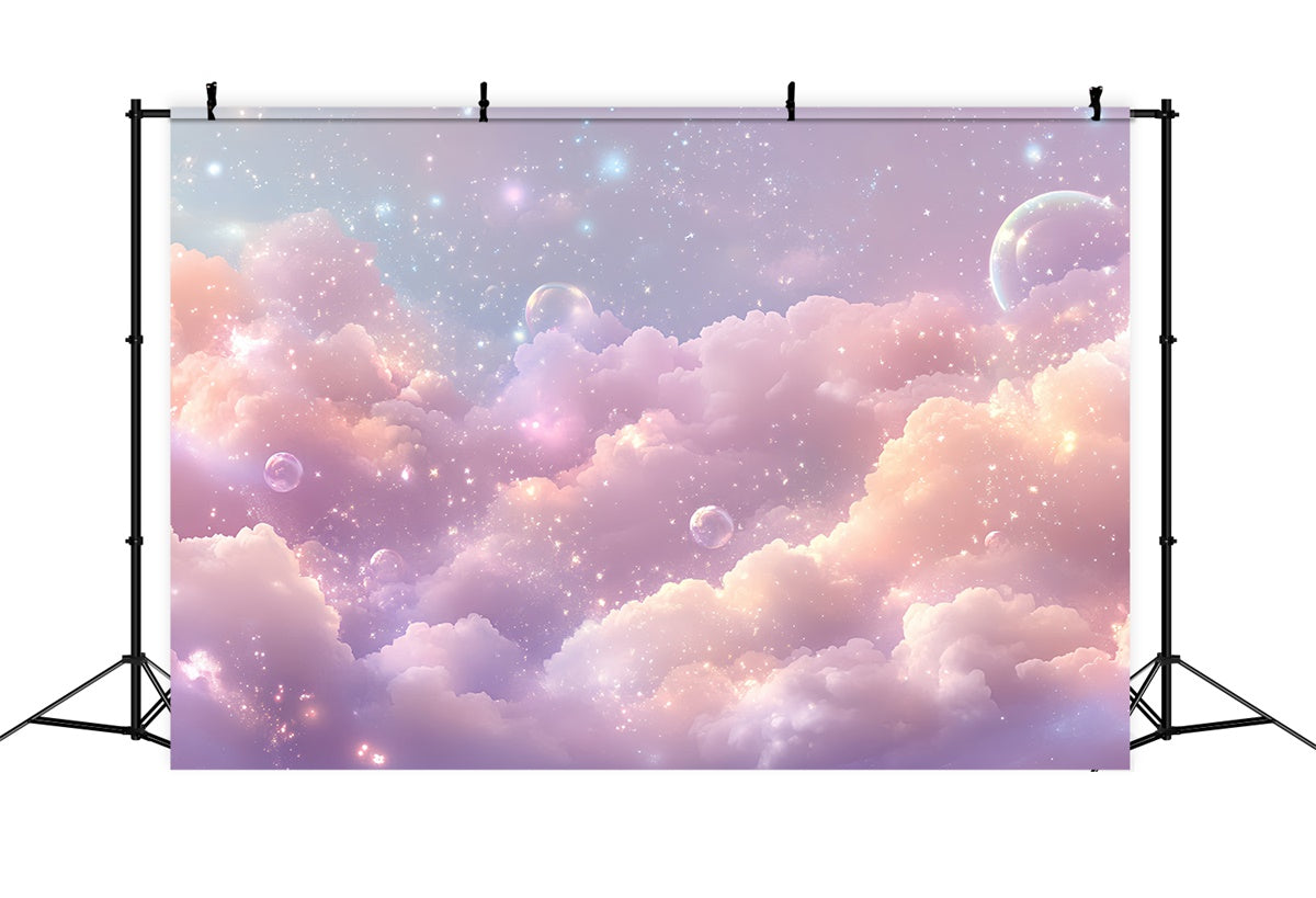 Sky Clouds Backdrop Sparkling Pastel Cloudscape Backdrop UK CSH4-262