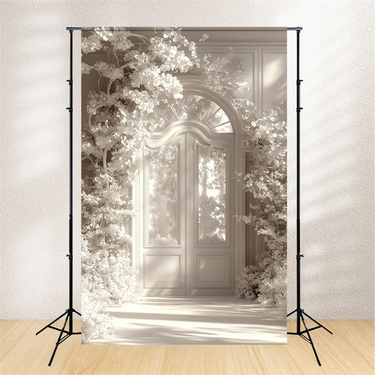 Inside Castle Backdrop White Blossom Arch Backdrop UK CSH4-357