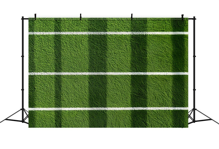 Football Stadium Backdrop Striped Turf Football Field Backdrop UK CSH4-370
