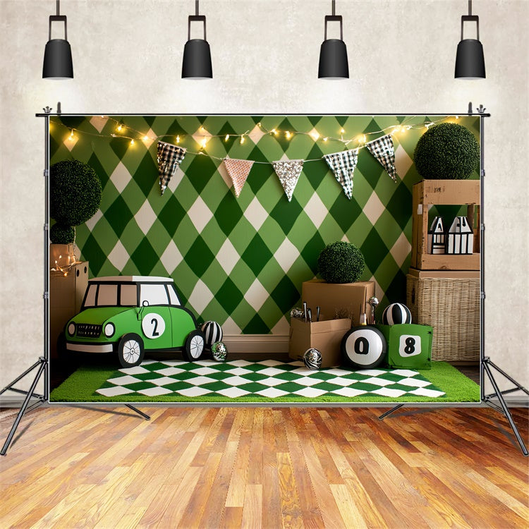 Sports Photography Backdrops Mini Racer Diamond Wall Backdrop UK CSH4-375