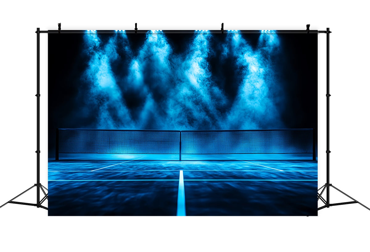Sports Backdrop Spotlight Indoor Tennis Court Backdrop UK CSH4-380