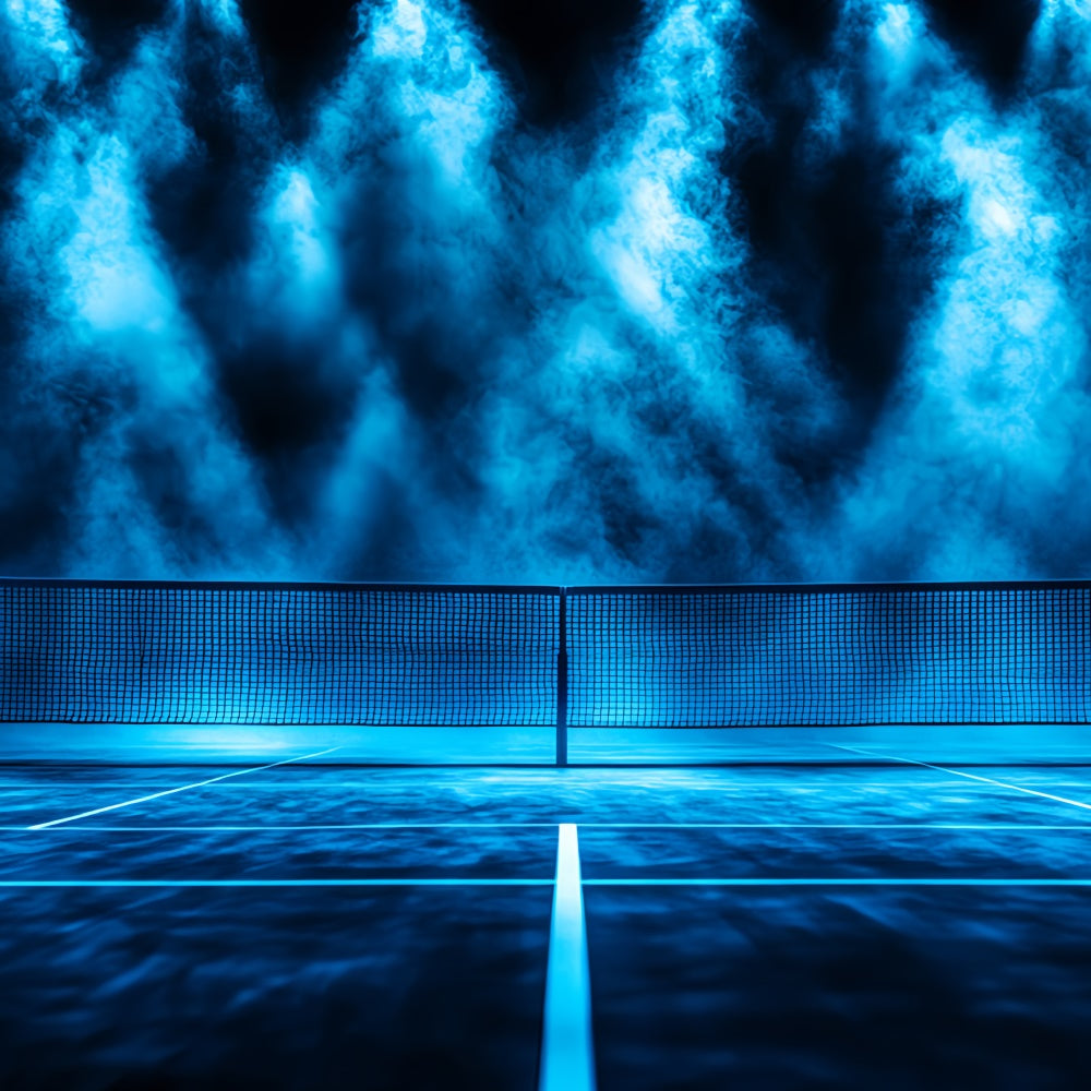 Sports Backdrop Spotlight Indoor Tennis Court Backdrop UK CSH4-380