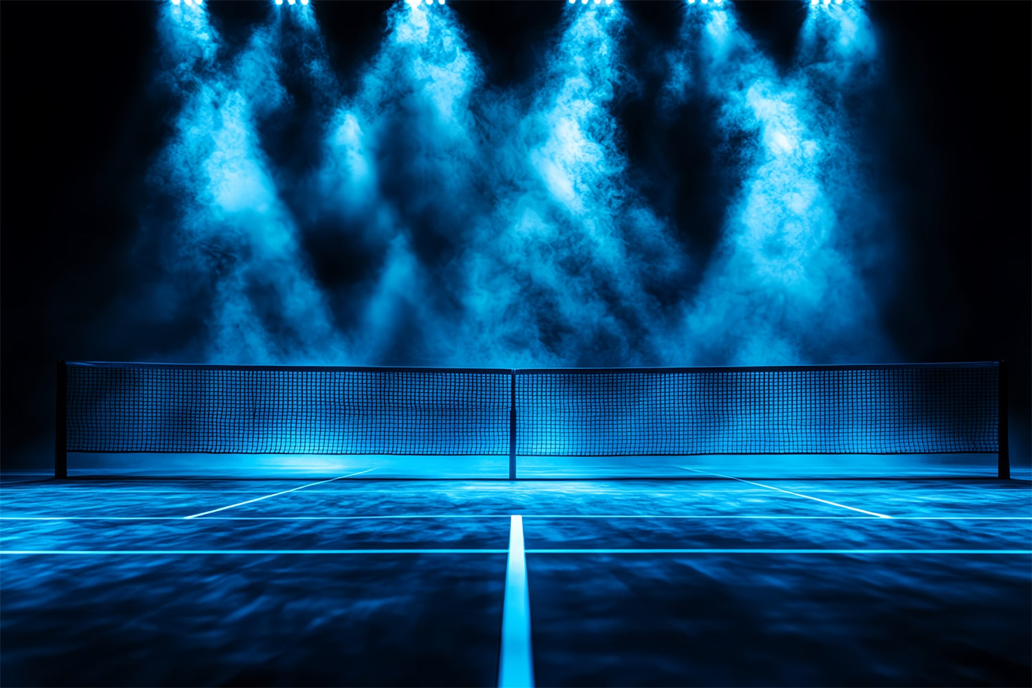 Sports Backdrop Spotlight Indoor Tennis Court Backdrop UK CSH4-380