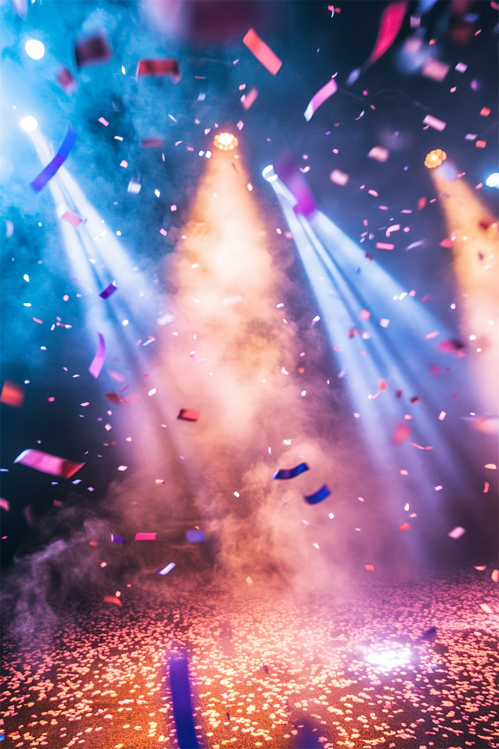 Backdrop Sports Colorful Confetti Spotlight Backdrop UK CSH4-386