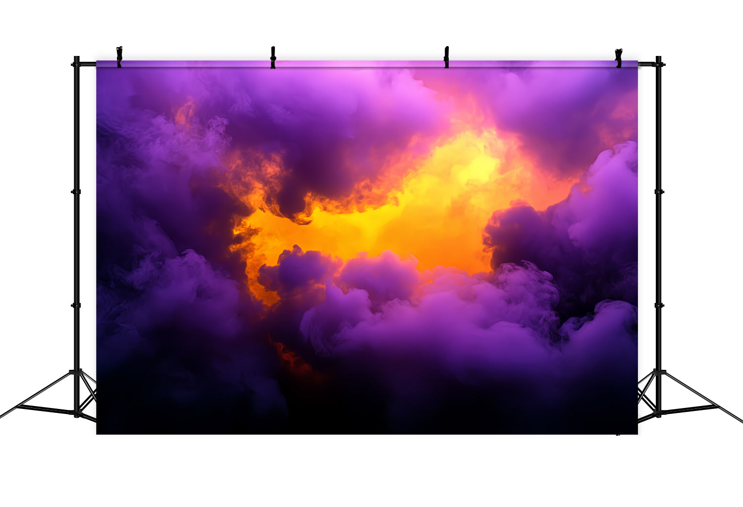 Sports Photo Backdrop Ethereal Firelight Smoke Backdrop UK CSH4-389