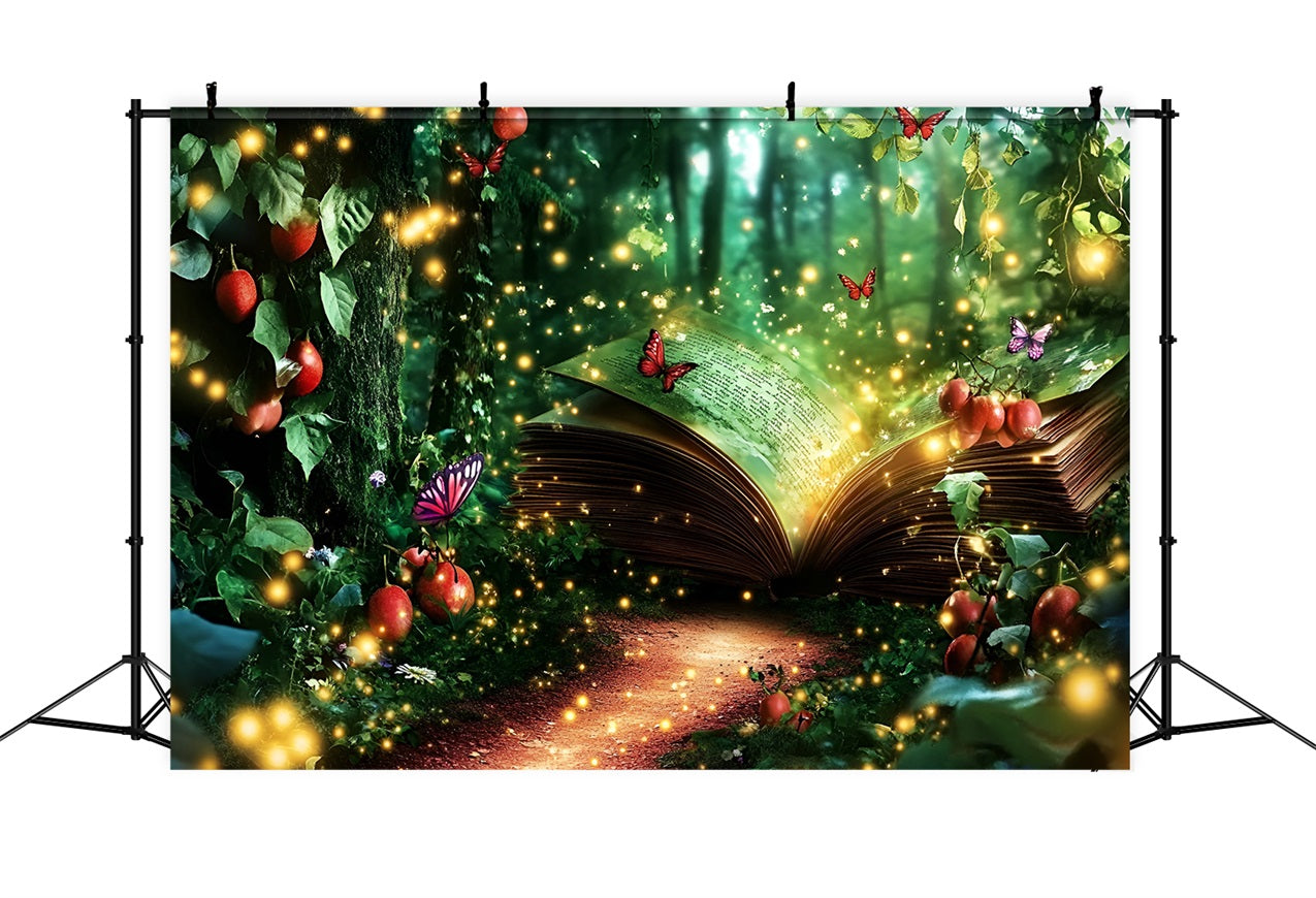 Enchanted Forest Backdrop Magical Book Pathway Backdrop UK CSH4-73