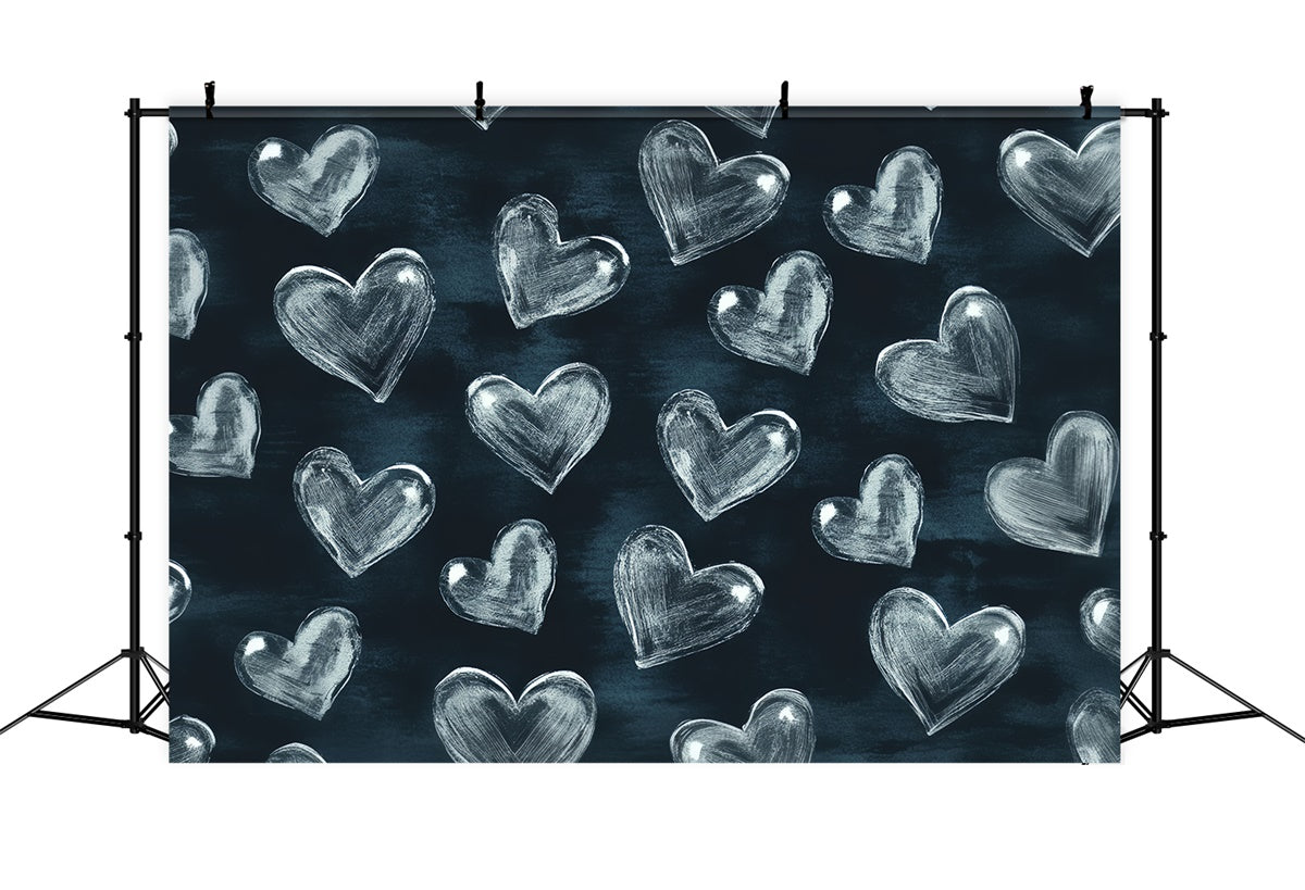 90s Photo Backdrop Heart Doodle Pattern Retro Backdrop UK CSH5-199