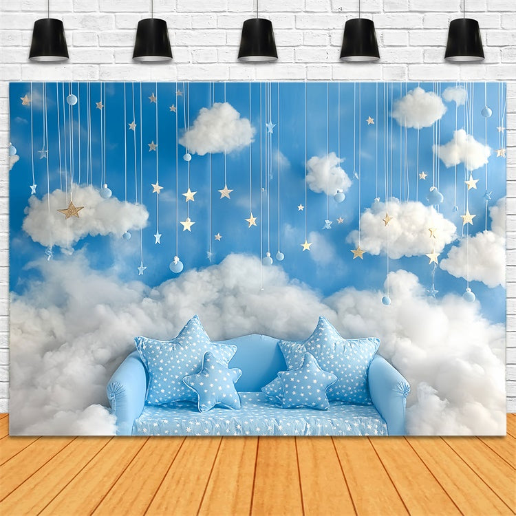 Newborn Photography Backdrop Dreamy Floating Cloud Backdrop UK CSH5-258