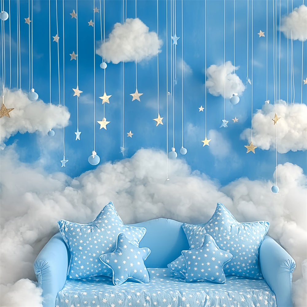Newborn Photography Backdrop Dreamy Floating Cloud Backdrop UK CSH5-258