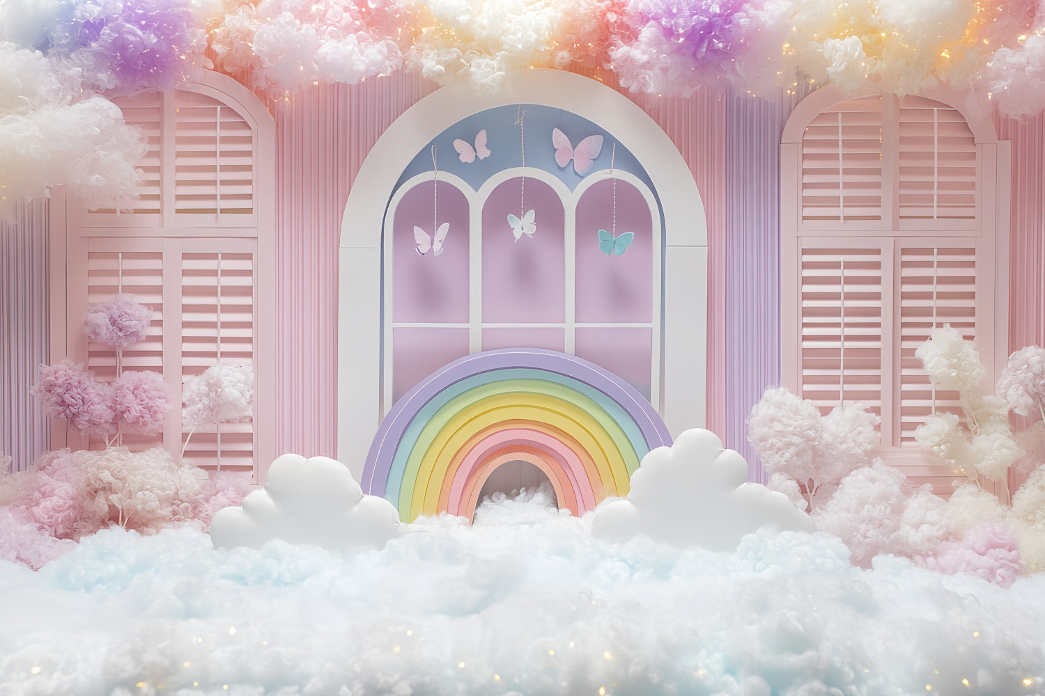 Newborn Photography Backdrops Enchanted Cloud Room Backdrop UK CSH5-270