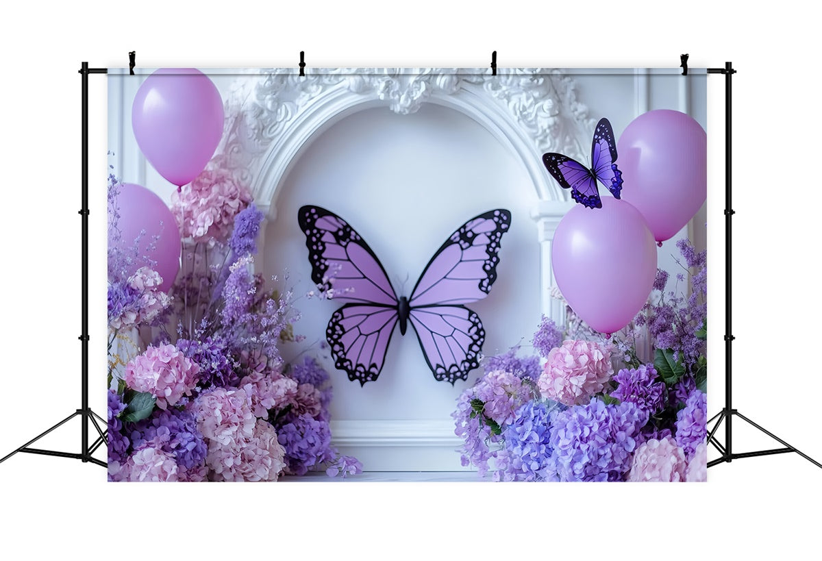 Butterfly Backdrops Pastel Butterfly Elegance Kids Backdrops UK CSH5-277