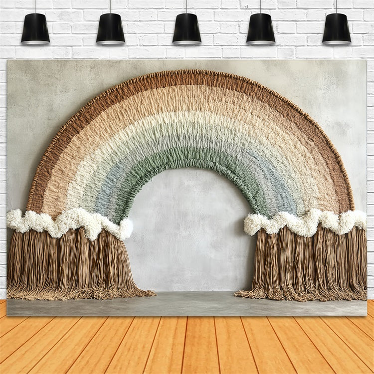 Children Backdrops Macrame Cozy Texture Arch Backdrop UK CSH5-290