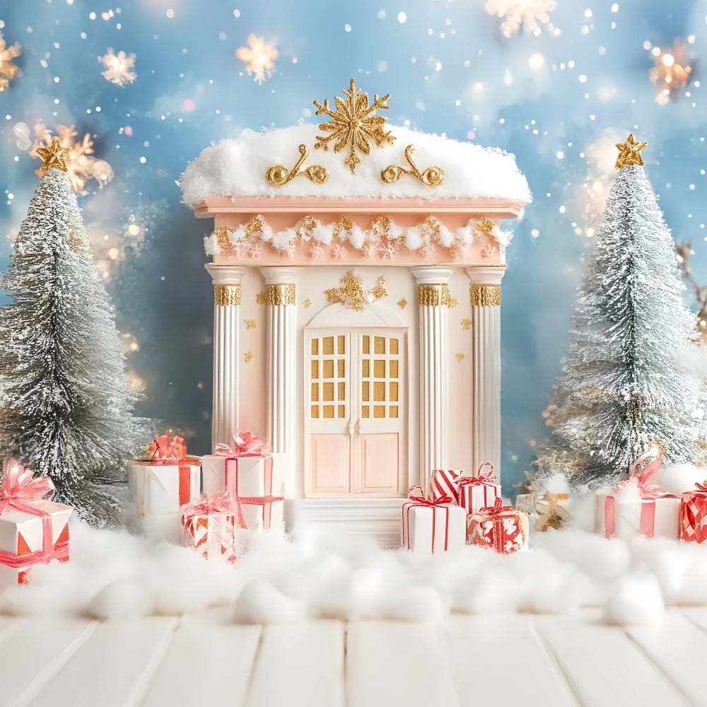 Christmas Backdrop Dreamy Christmas Kingdom Newborn Backdrop UK CSH5-324