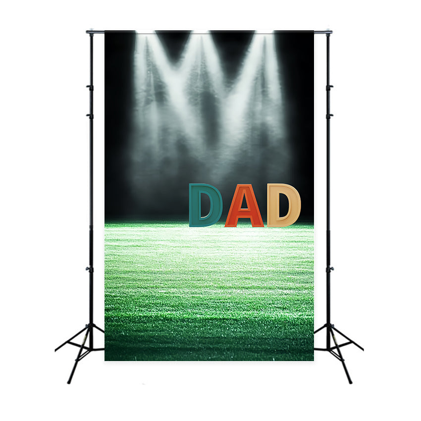 Father's Day Backdrop Spotlight Stadium Field Backdrop UK CSH5-46