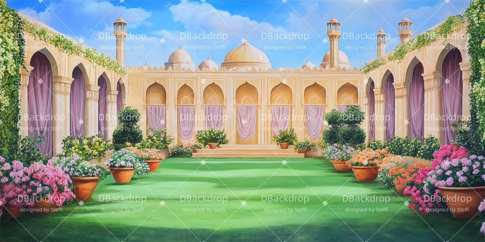 Theater Backdrops Arabian Garden School Play Backdrops UK CSH510-T12