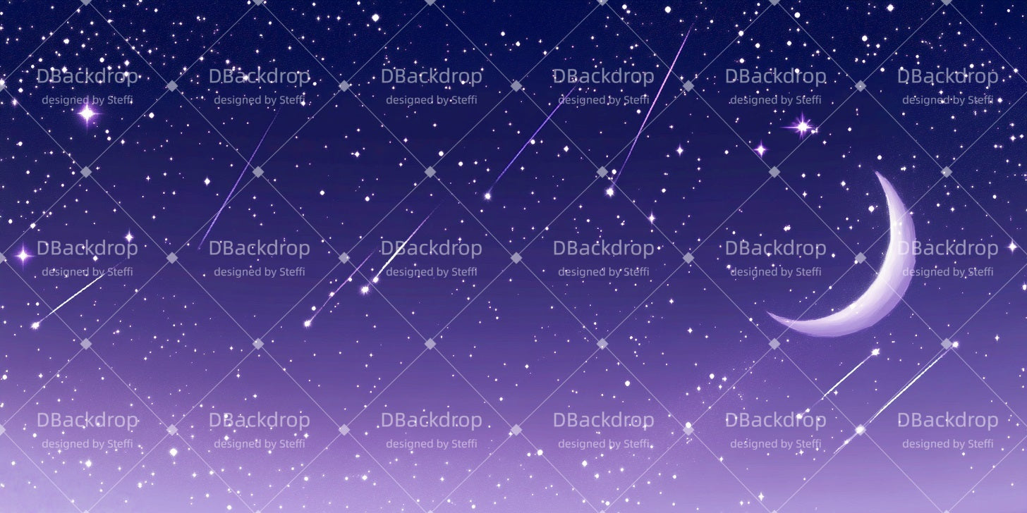 Professional Stage Backdrops Starry Night School Play Backdrops UK CSH510-T20