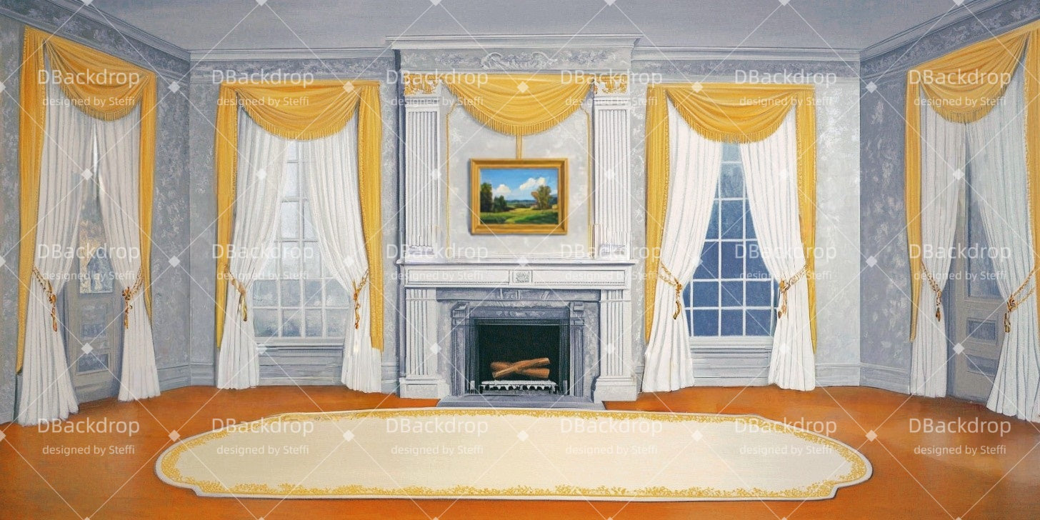 Church Stage Backdrops Luxury Hall Theater Stage Backdrops UK CSH510-T39