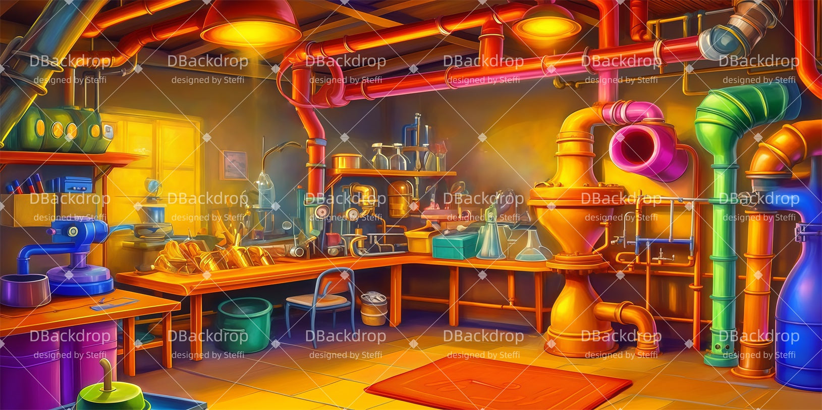 Theater Backdrops Fizzy Lifting Drink Room School Play Backdrop UK CSH510-T69