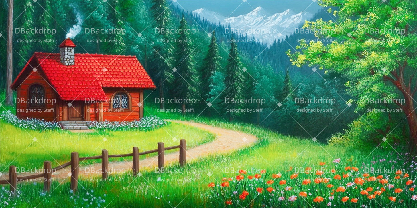 Dance Backdrop Bell's House Professional Stage Backdrops UK CSH510-T83