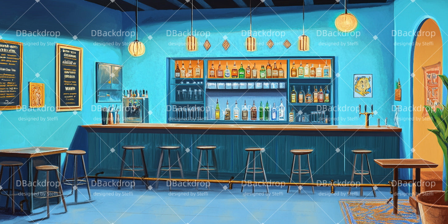 Theater Backdrop The Night Club Professional Stage Backdrops UK CSH511-T31