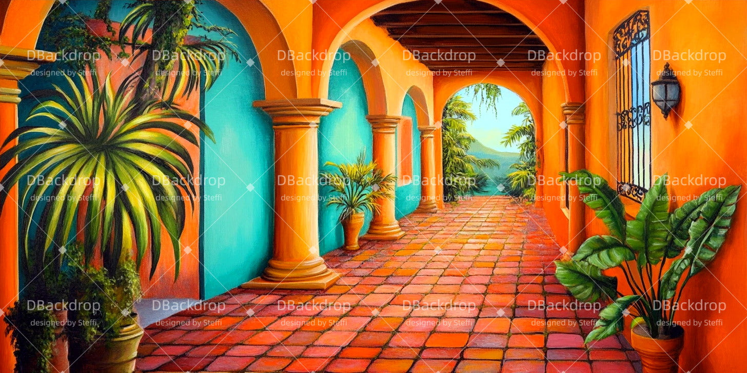 Theater Stage Backdrop Greek Corridor Stage Backdrop Ideas UK CSH511-T90