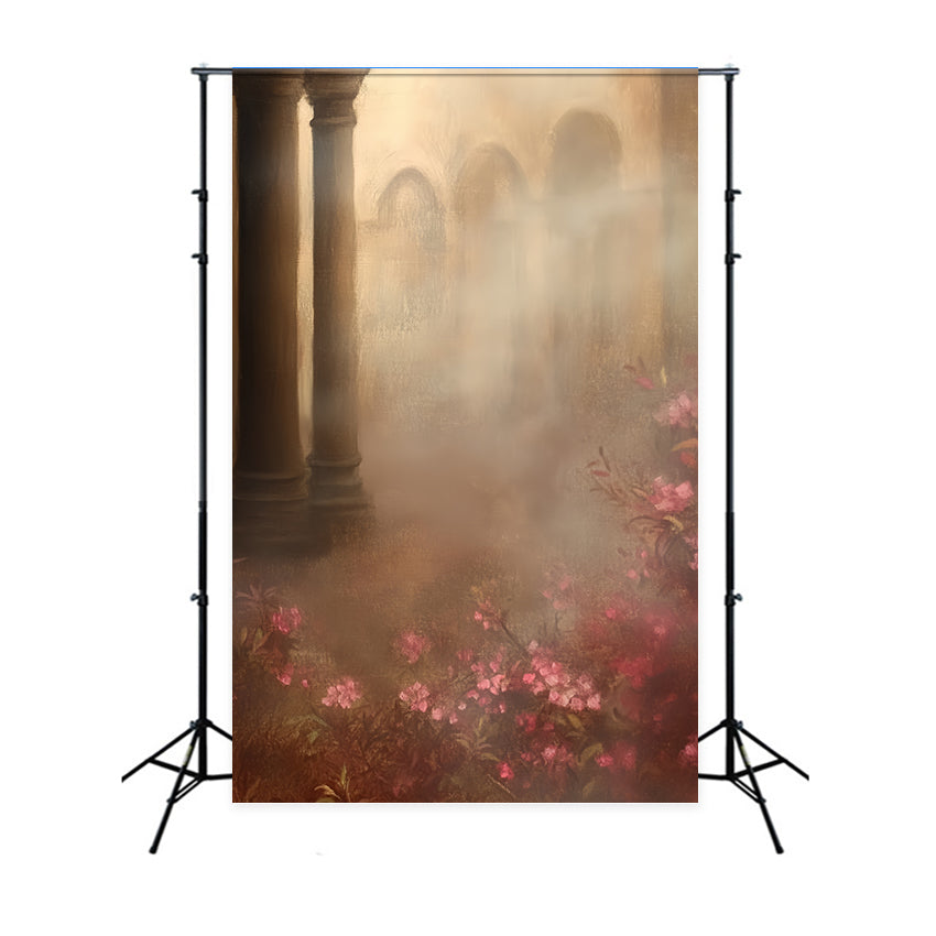 Retro Backdrop Blush Garden Mist Vintage Studio Backdrop UK CSH57-134