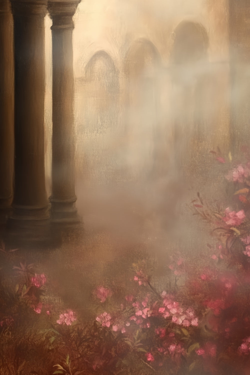 Retro Backdrop Blush Garden Mist Vintage Studio Backdrop UK CSH57-134