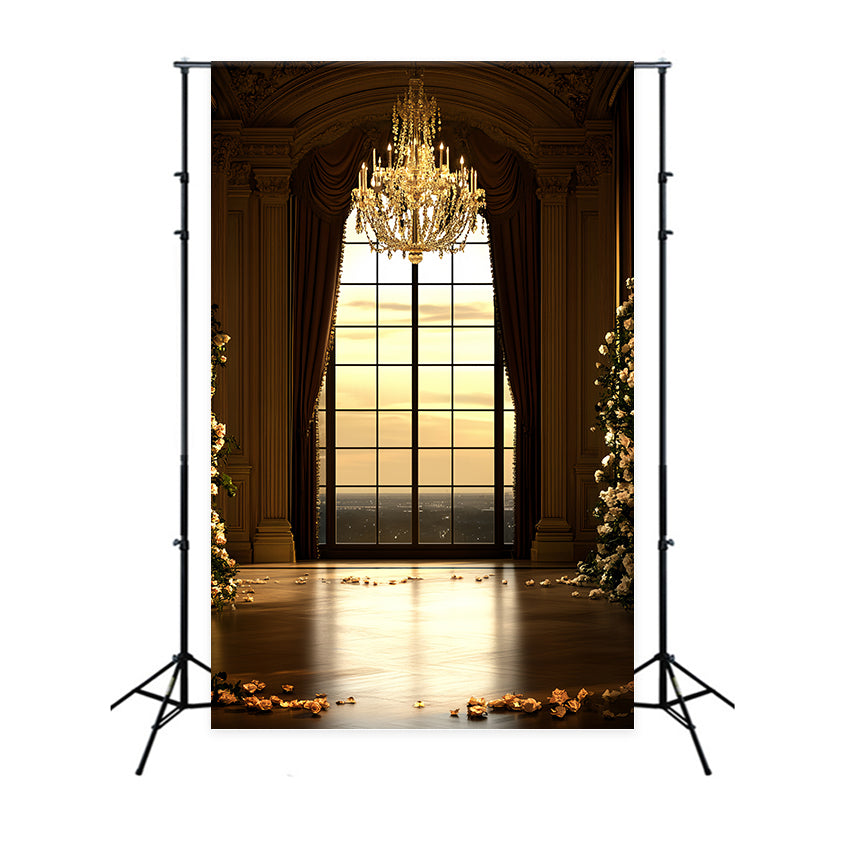 Vintage Photography Backdrops Opulent Rose Dusk Backdrop UK CSH57-135