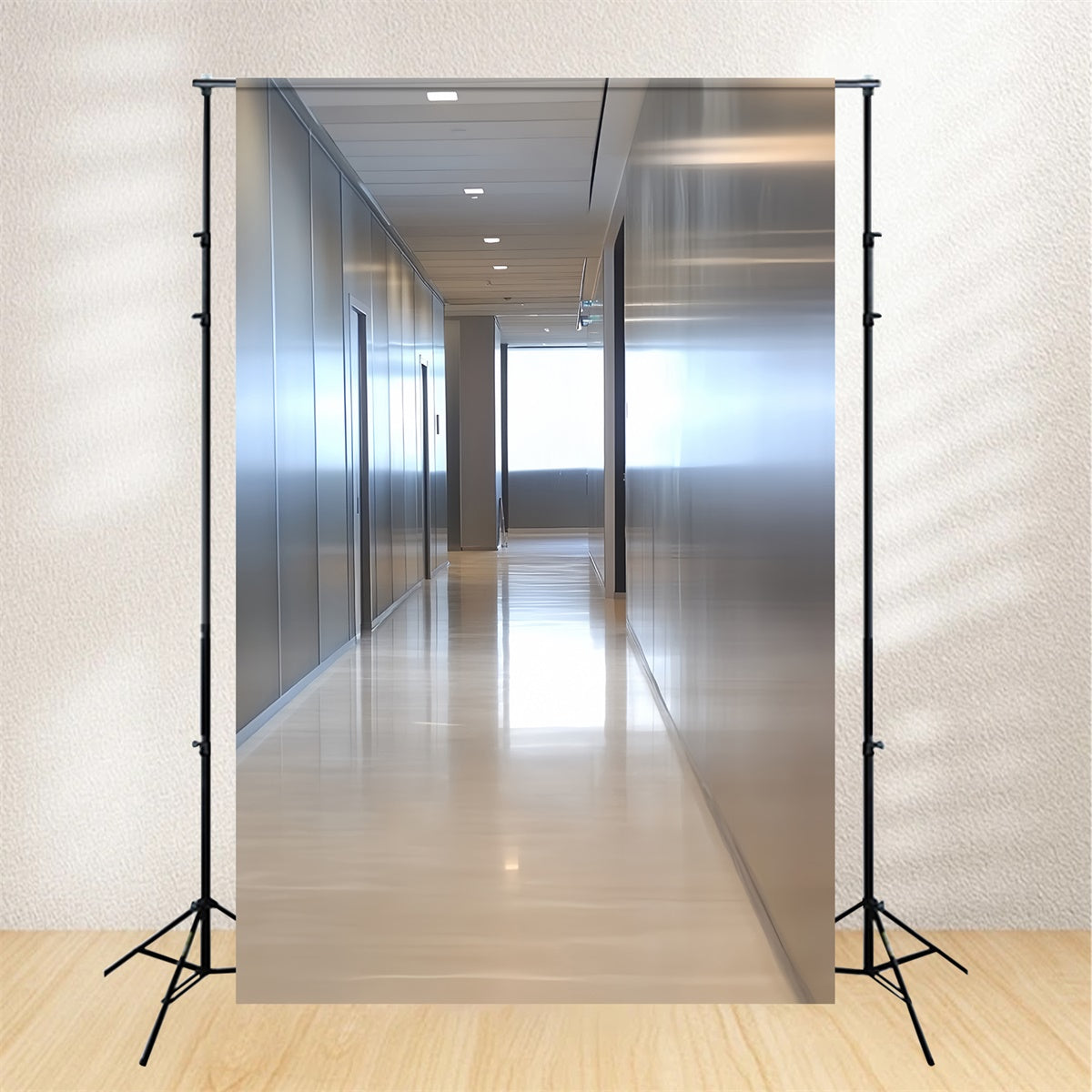 Backdrop For Headshots Sleek Office Corridor Backdrop UK CSH57-17