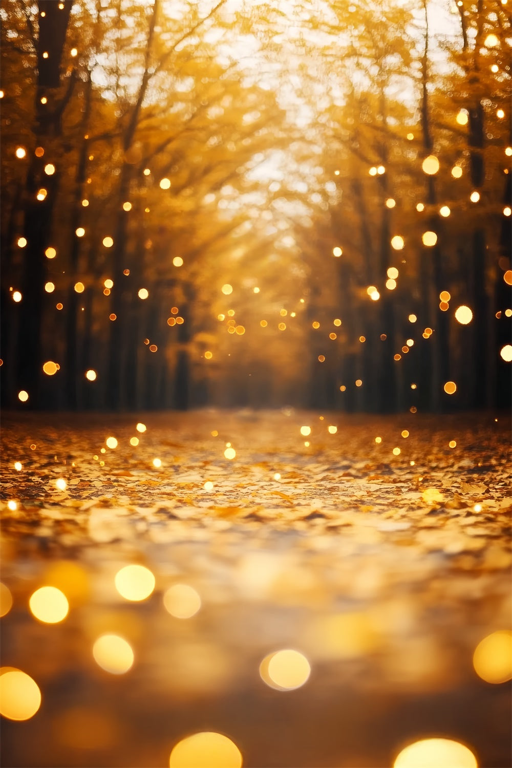 Fall Forest Backdrop Leaves Radiance Path Backdrop UK CSH57-181