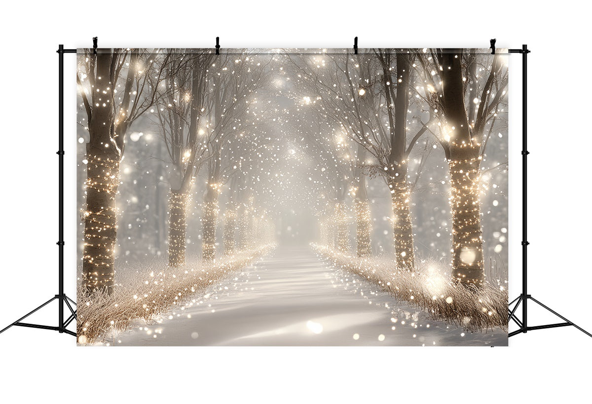 Winter Forest Backdrop Enchanted Winter Grove Backdrop UK CSH57-226